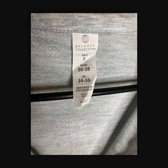 Balance Collection Mid Zip Heather Sweatshirt Small - Picture 6 of 6